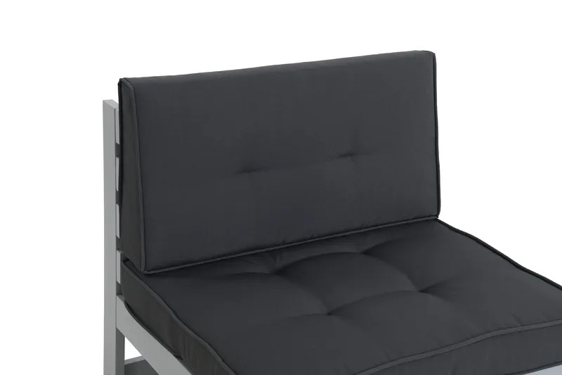 Husarn Midtmodul med Pute Matt Grå - KWA - Hagemøbler - Loungemøbler - Loungesett