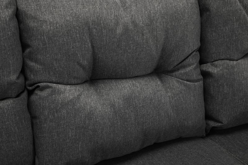 James Loungegruppe Svart/Aintwood - Bord Sofa 2 Skamler+Puter - Hage - Utemiljø - Veranda & terrasse - Verandamøbler