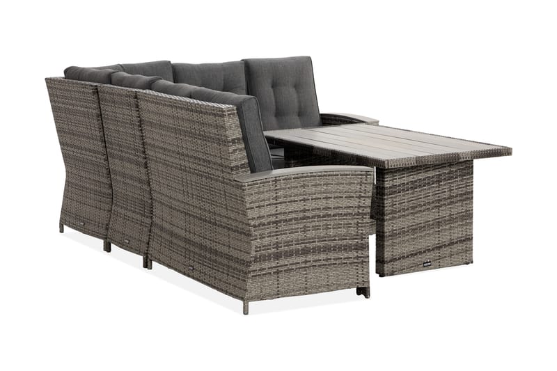 James Lyx Loungegruppe Vendbar - Grå - Hagemøbler - Loungemøbler - Loungesett