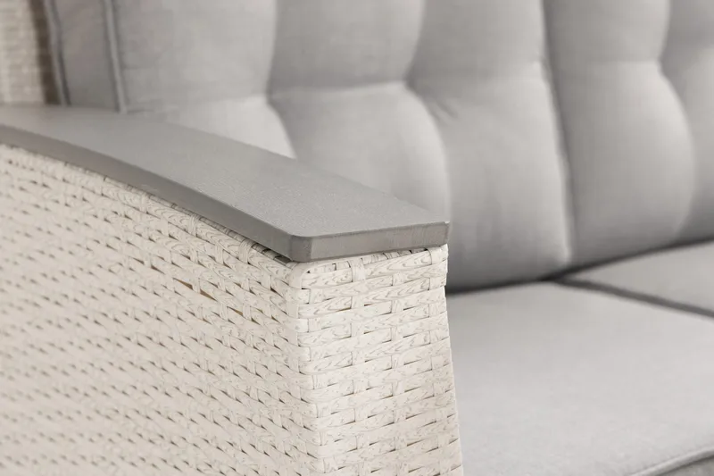 James Lyx Loungegruppe Vendbar - Hvit - Hagemøbler - Loungemøbler - Loungesett