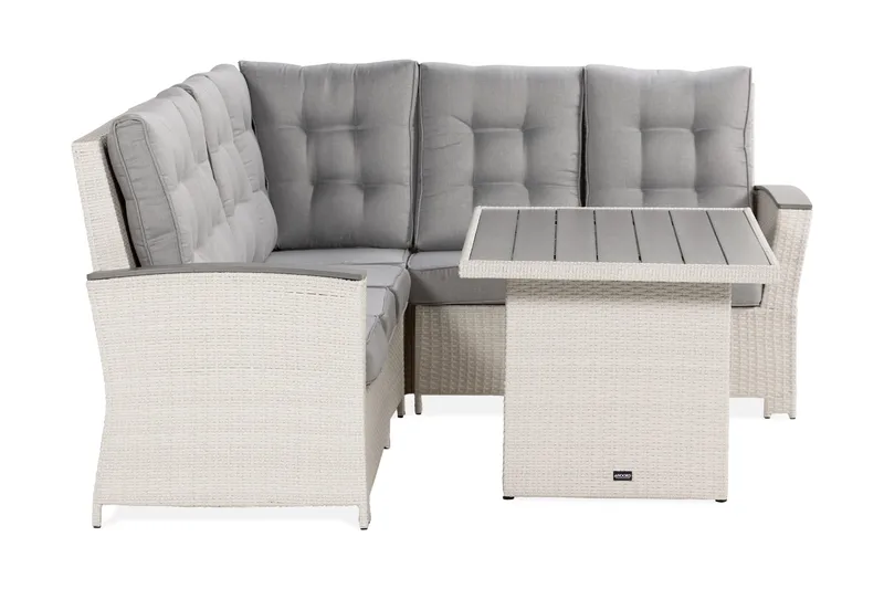 James Lyx Loungegruppe Vendbar - Hvit - Hagemøbler - Loungemøbler - Loungesett