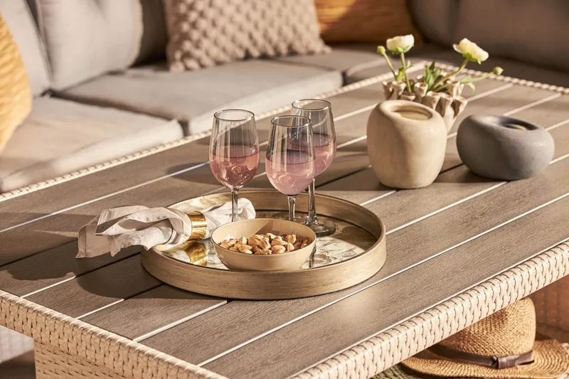 James Lyx Loungegruppe Vendbar - Hvit - Hagemøbler - Loungemøbler - Loungesett