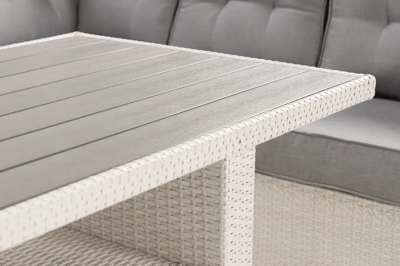 James Lyx Loungegruppe Vendbar - Hvit - Hagemøbler - Loungemøbler - Loungesett