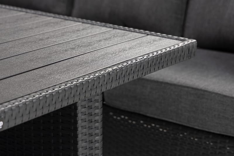James Lyx Loungegruppe Vendbar - Svart - Hagemøbler - Loungemøbler - Loungesett