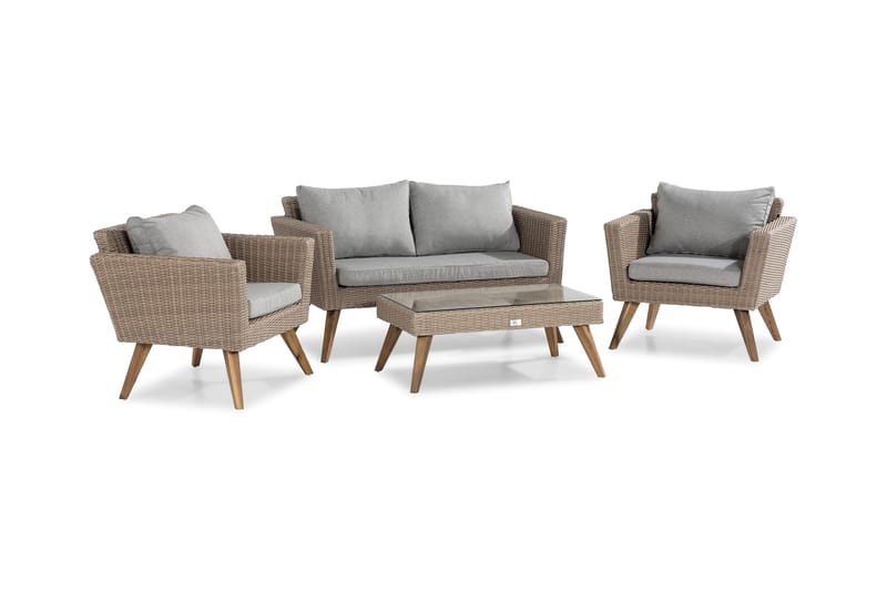 Karlskrona Sofagruppe - Natur - Hagemøbler - Loungemøbler - Loungesett