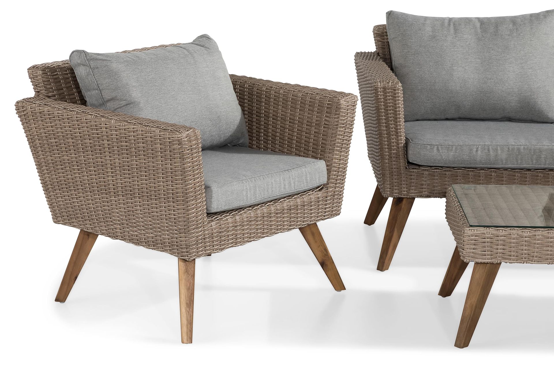 Karlskrona Sofagruppe - Natur - Hagemøbler - Loungemøbler - Loungesett