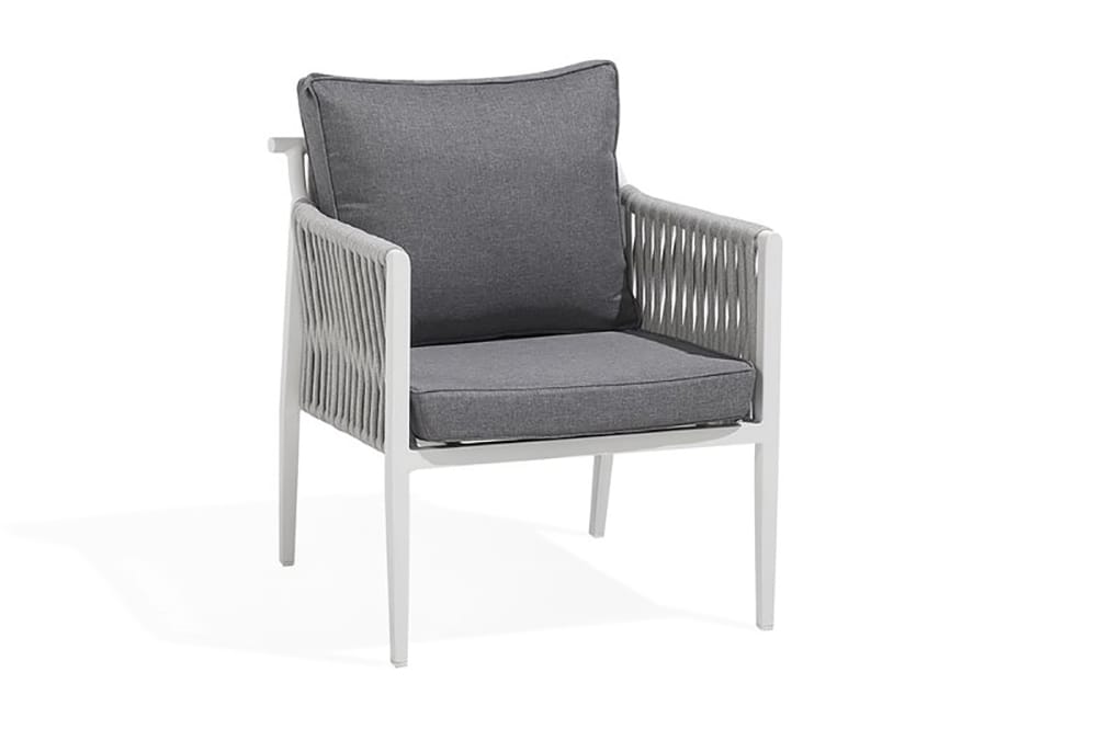 Latina Loungegruppe 66 cm - Hvit - Hagemøbler - Loungemøbler - Loungesett