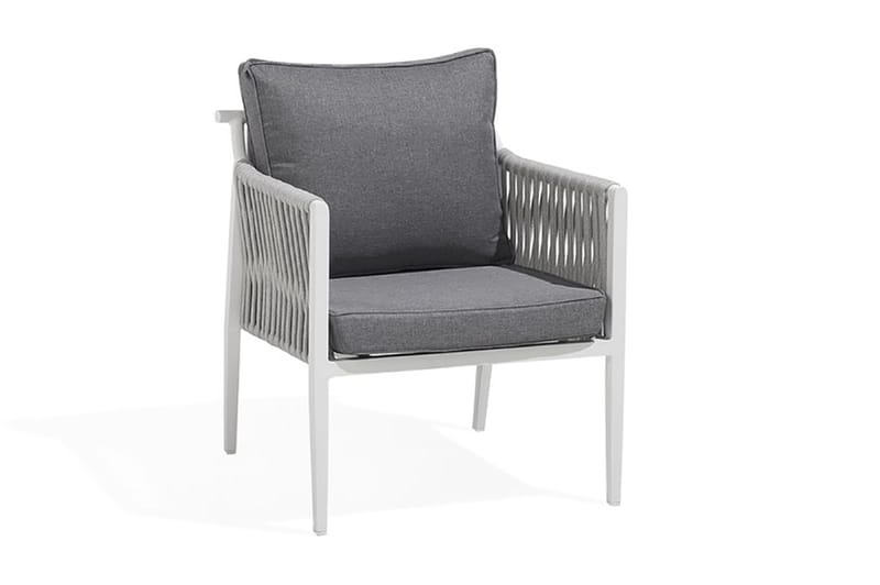 Latina Loungegruppe 66 cm - Hvit - Hagemøbler - Loungemøbler - Loungesett