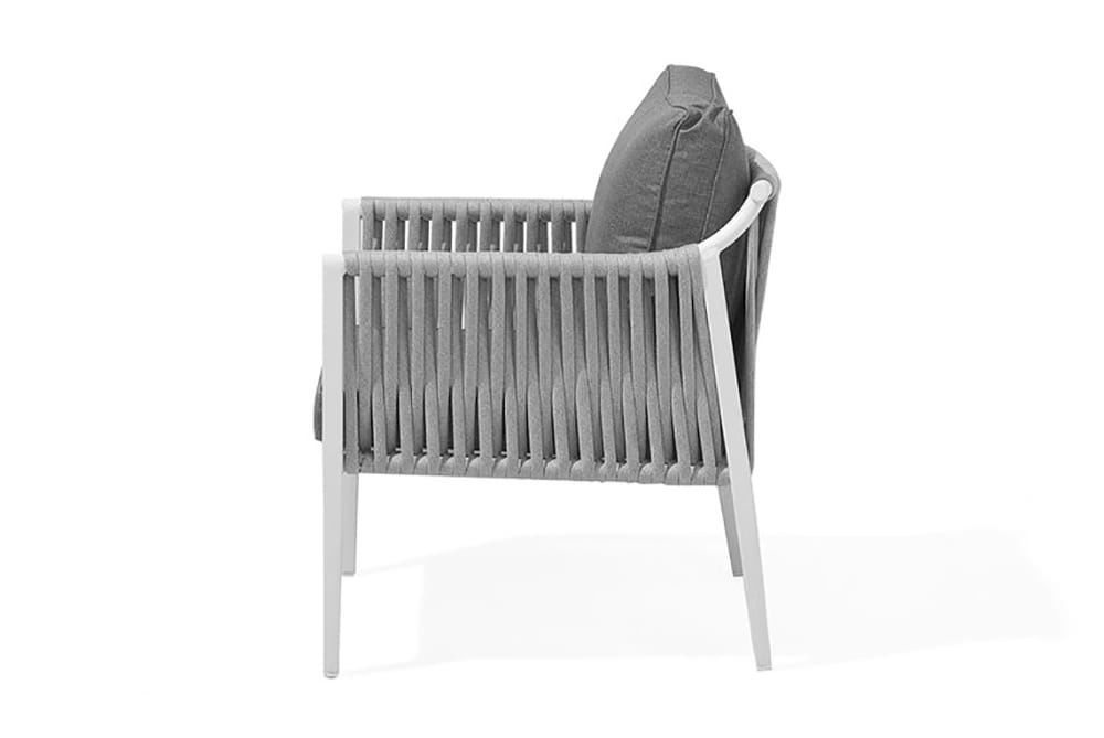 Latina Loungegruppe 66 cm - Hvit - Hagemøbler - Loungemøbler - Loungesett