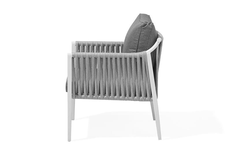 Latina Loungegruppe 66 cm - Hvit - Hagemøbler - Loungemøbler - Loungesett