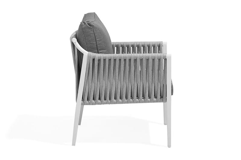 Latina Loungegruppe 66 cm - Hvit - Hagemøbler - Loungemøbler - Loungesett