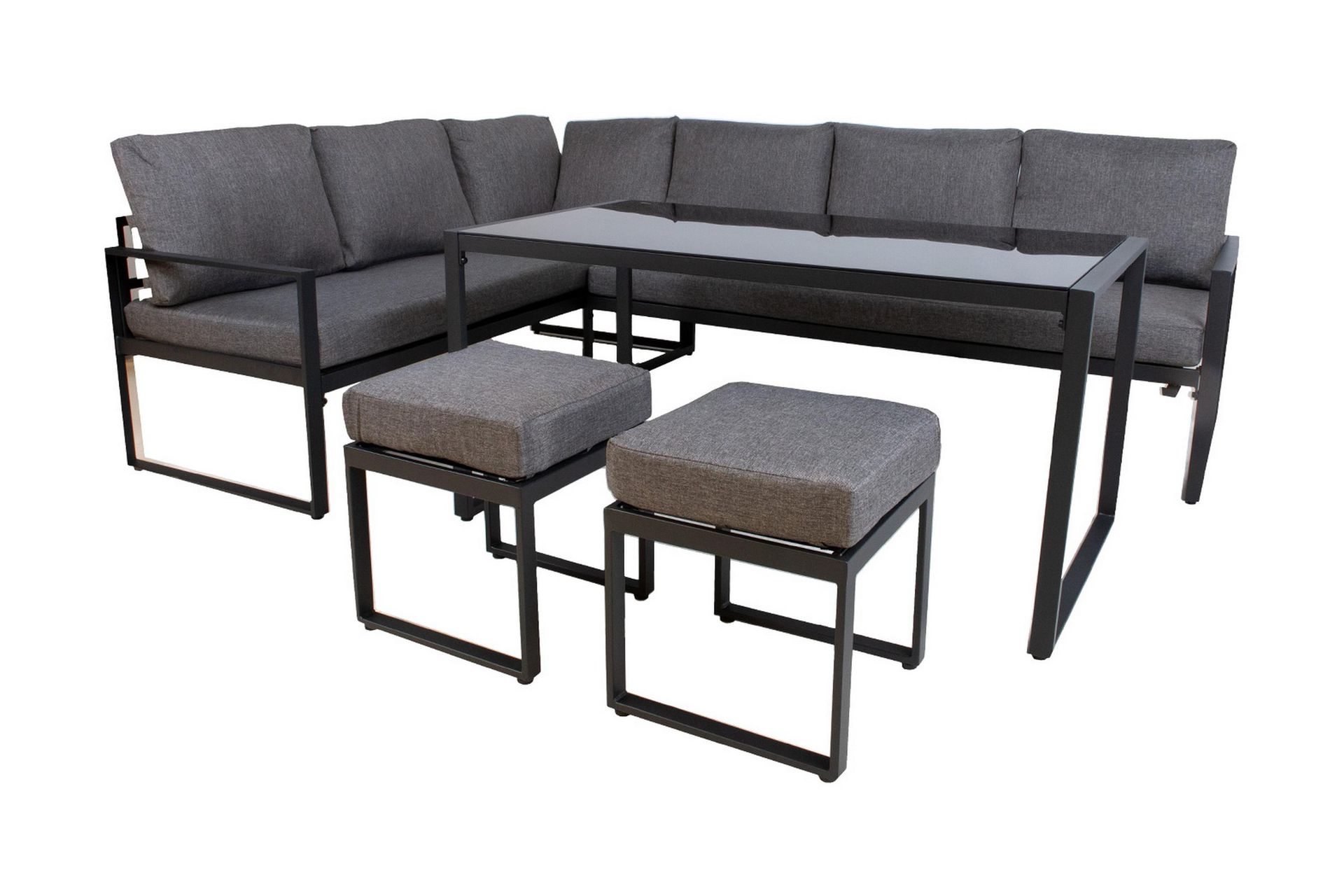Leipzig Sofagruppe med hjørnesofa - Hagemøbler - Loungemøbler - Loungesett