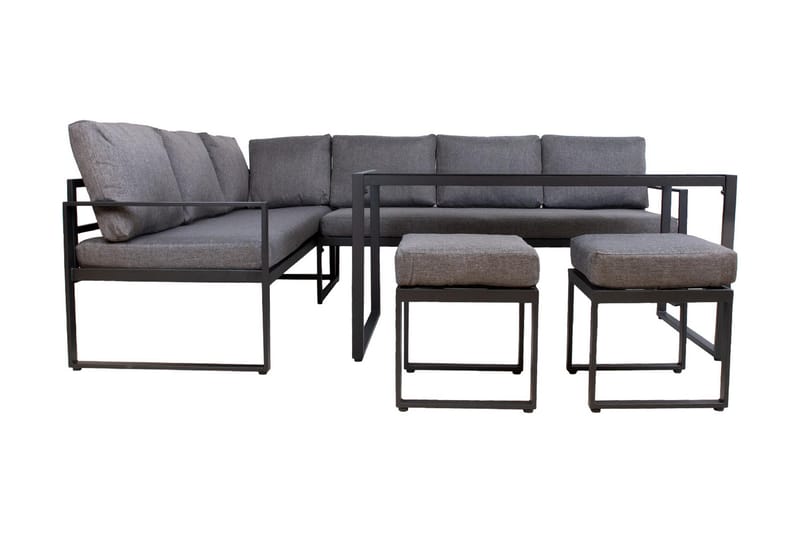 Leipzig Sofagruppe med hjørnesofa - Hagemøbler - Loungemøbler - Loungesett