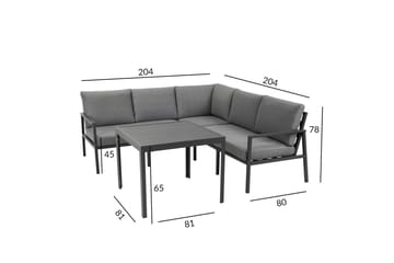 Loungegruppe ADRIAN - Hagemøbler - Loungemøbler - Loungesett