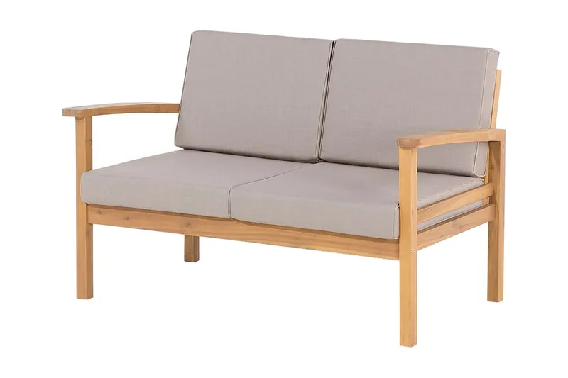 Loungegruppe akasie MANILA - Tre / Natur - Hagemøbler - Loungemøbler - Loungesett