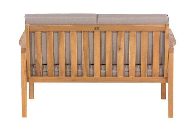 Loungegruppe akasie MANILA - Tre / Natur - Hagemøbler - Loungemøbler - Loungesett