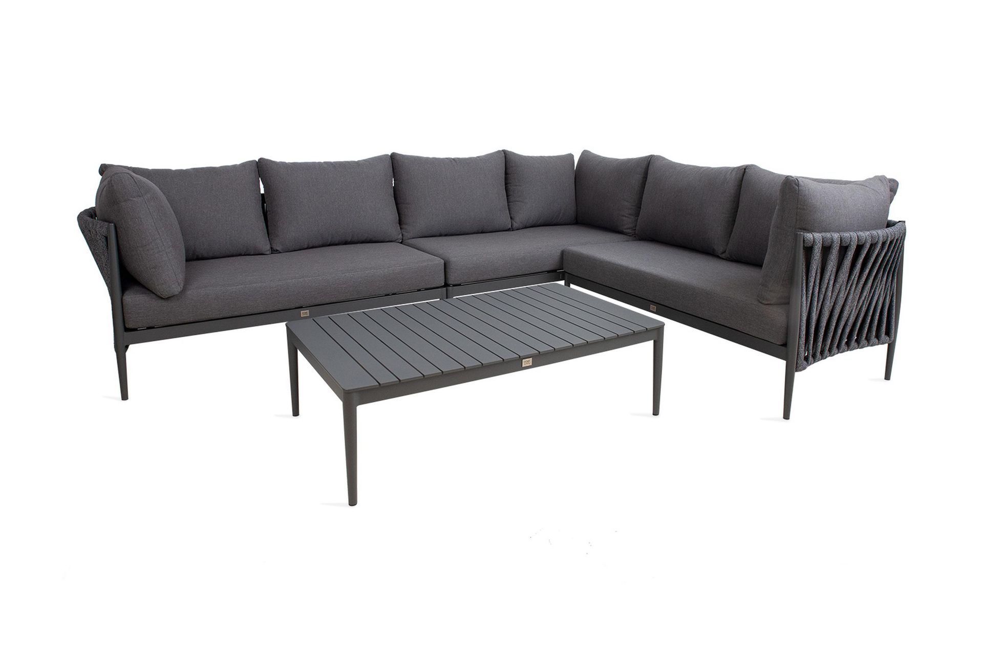 Møbelsett Bremen 2-deler Grå - Hagemøbler - Loungemøbler - Loungesett