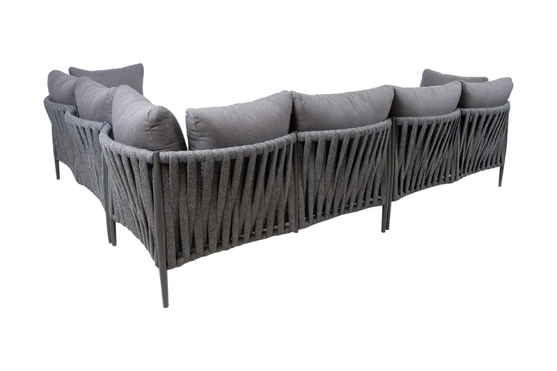 Møbelsett Bremen 2-deler Grå - Hagemøbler - Loungemøbler - Loungesett