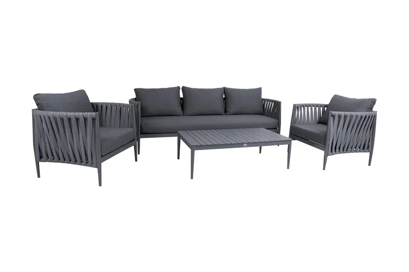 Møbelsett Bremen 4-deler Grå, undefined