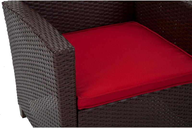 Malmo Loungegruppe Kunstrotting Brun - Dorel Home - Hagemøbler - Loungemøbler - Loungesett