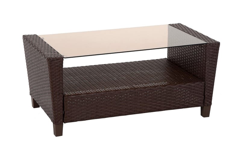 Malmo Loungegruppe Kunstrotting Brun - Dorel Home - Hagemøbler - Loungemøbler - Loungesett