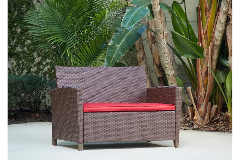 Malmo Loungegruppe Kunstrotting Brun - Dorel Home - Hagemøbler - Loungemøbler - Loungesett