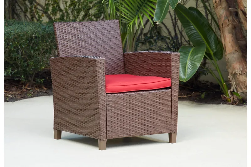 Malmo Loungegruppe Kunstrotting Brun - Dorel Home - Hagemøbler - Loungemøbler - Loungesett