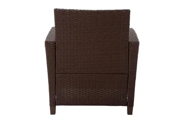 Malmo Loungegruppe Kunstrotting Brun - Dorel Home - Hagemøbler - Loungemøbler - Loungesett