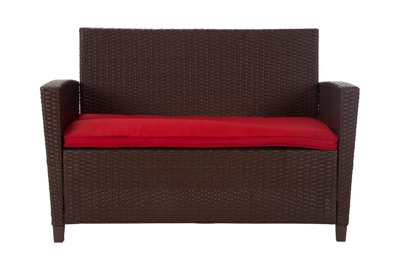 Malmo Loungegruppe Kunstrotting Brun - Dorel Home - Hagemøbler - Loungemøbler - Loungesett