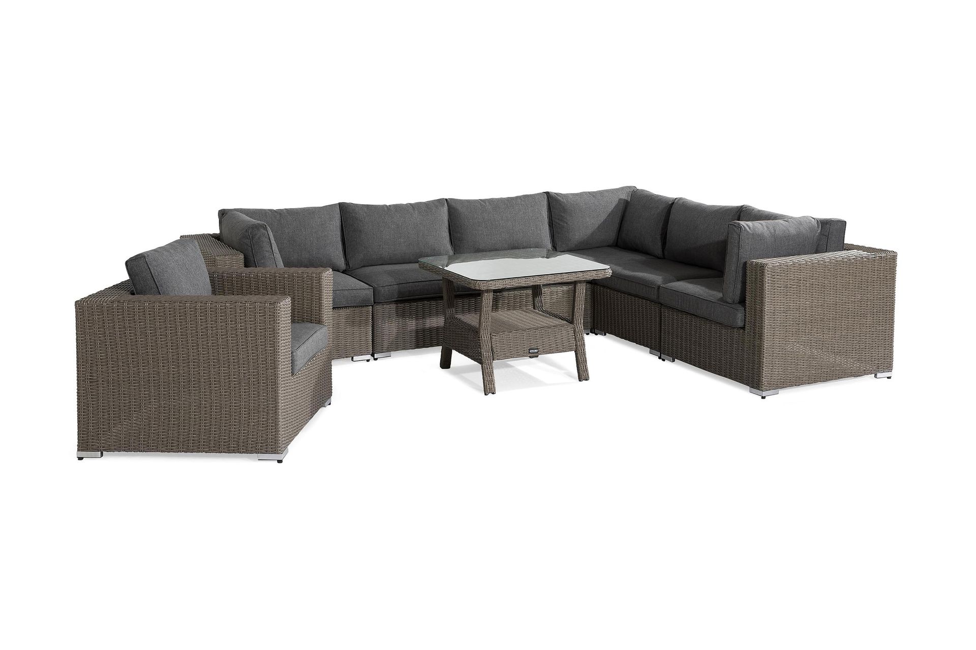 Marcus Loungegruppe - Grått Bord Hjørnesofa Lenestol - Hage - Utemiljø - Veranda & terrasse - Verandamøbler