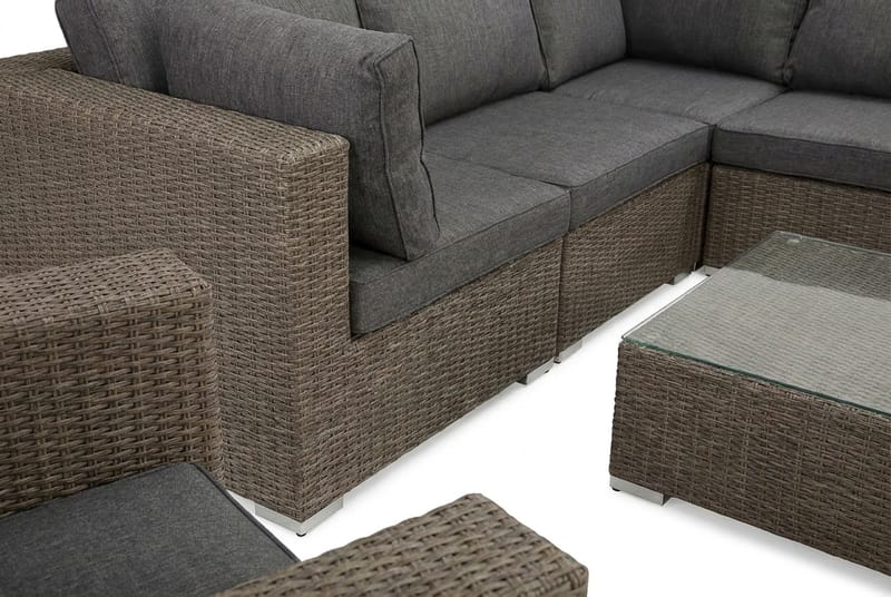 Marcus Loungegruppe - Grått Bord Hjørnesofa Lenestol - Hage - Utemiljø - Veranda & terrasse - Verandamøbler