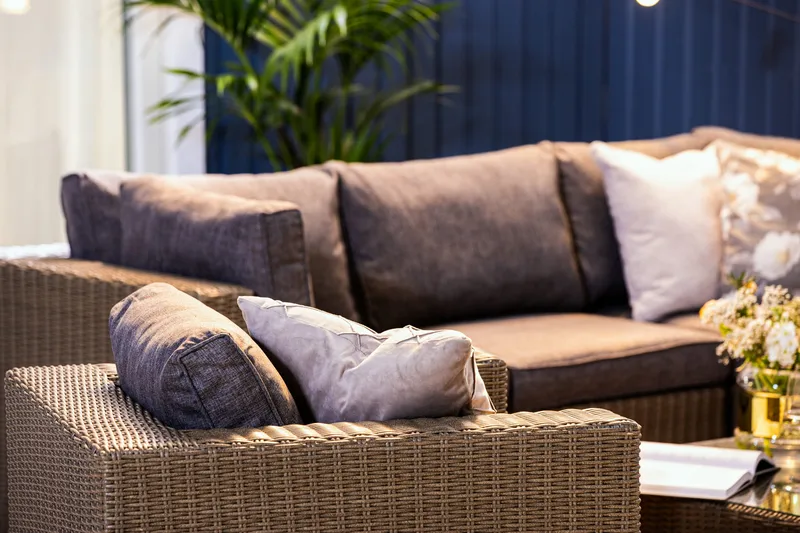 Marcus Loungegruppe - Grått Bord Hjørnesofa Lenestol - Hage - Utemiljø - Veranda & terrasse - Verandamøbler