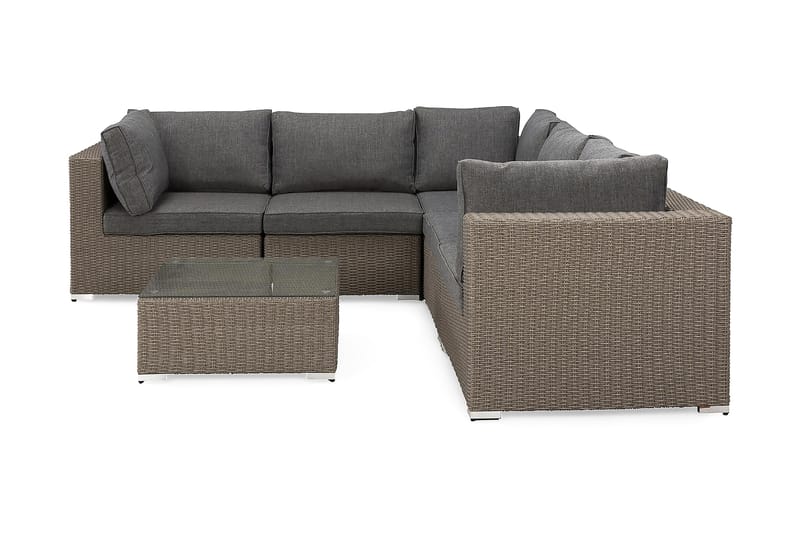 Marcus Loungegruppe - Grått Bord Hjørnesofa - Hage - Utemiljø - Veranda & terrasse - Verandamøbler
