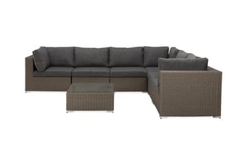 Marcus Loungegruppe - Grått Bord Hjørnesofa - Hage - Utemiljø - Veranda & terrasse - Verandamøbler