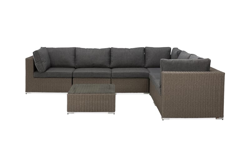 Marcus Loungegruppe - Grått Bord Hjørnesofa - Hage - Utemiljø - Veranda & terrasse - Verandamøbler