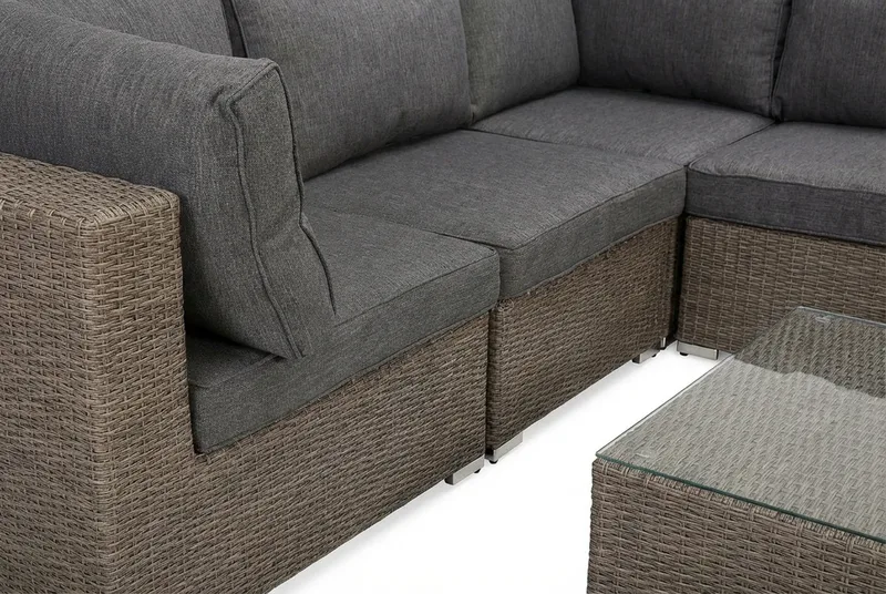 Marcus Loungegruppe - Grått Bord Hjørnesofa - Hage - Utemiljø - Veranda & terrasse - Verandamøbler