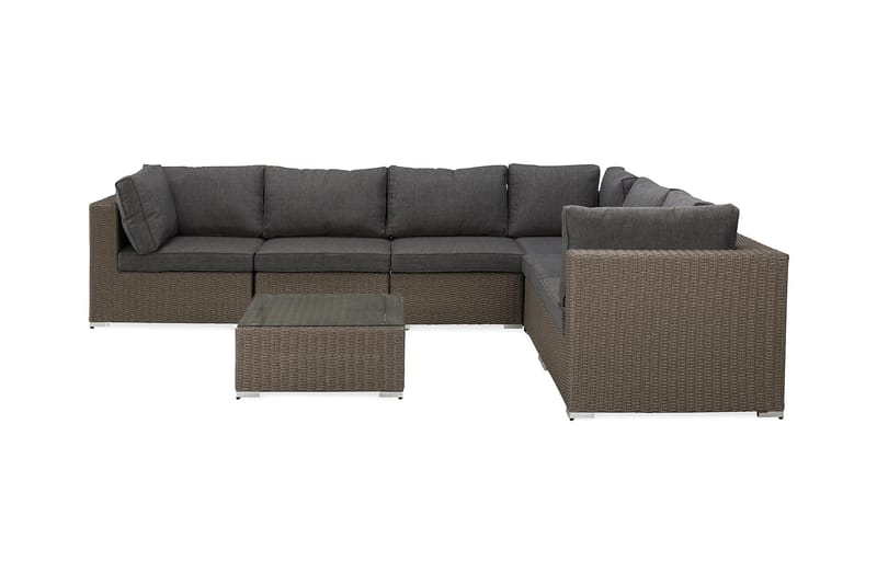 Marcus Loungegruppe, Grått Bord Hjørnesofa