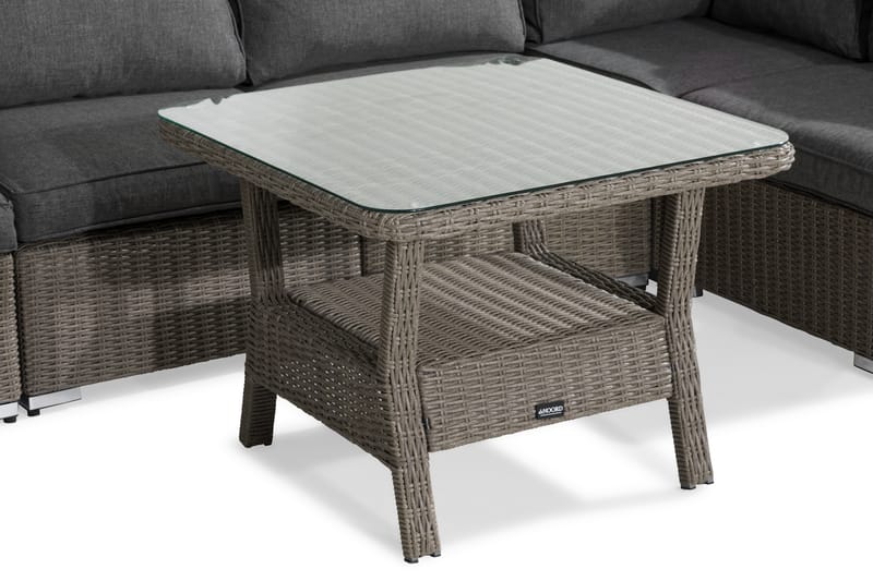Marcus Loungegruppe - Grått Bord Lenestol 1 Armlene - Hage - Utemiljø - Veranda & terrasse - Verandamøbler