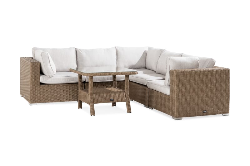 Marcus Loungegruppe - Natur Bord 1 Armlene - Hage - Utemiljø - Veranda & terrasse - Verandamøbler