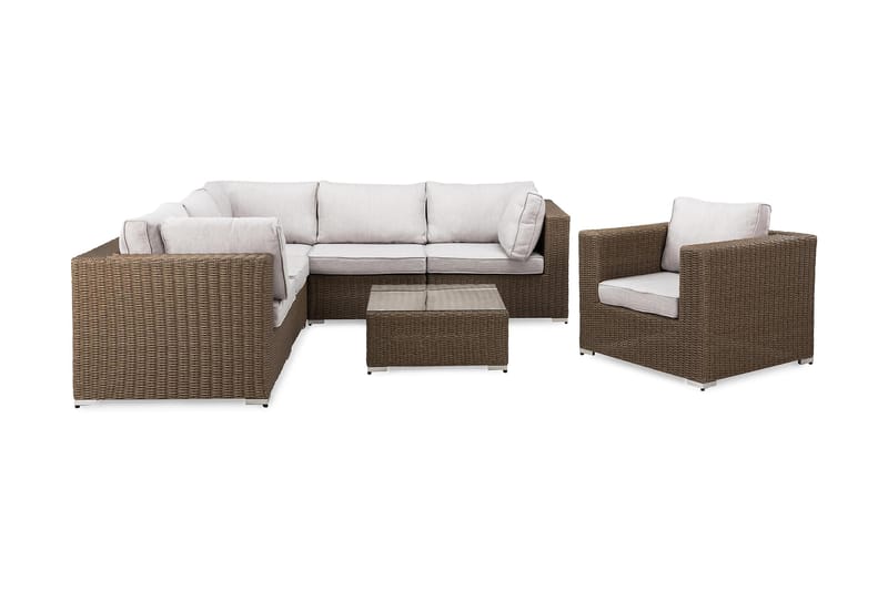 Marcus Loungegruppe - Natur Bord Hjørnesofa Lenestol - Hage - Utemiljø - Veranda & terrasse - Verandamøbler