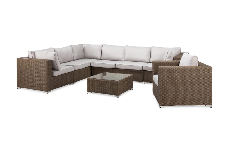 Marcus Loungegruppe - Natur Bord Hjørnesofa Lenestol - Hage - Utemiljø - Veranda & terrasse - Verandamøbler