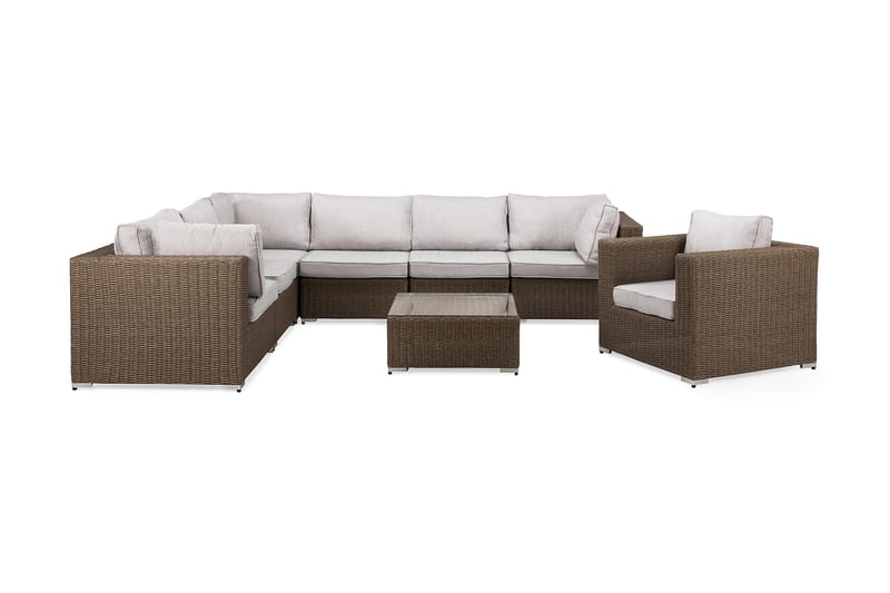 Marcus Loungegruppe - Natur Bord Hjørnesofa Lenestol - Hage - Utemiljø - Veranda & terrasse - Verandamøbler