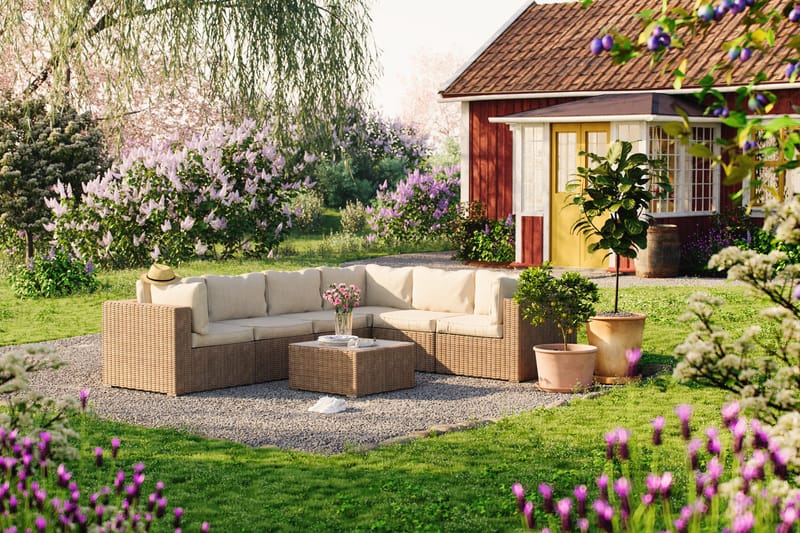Marcus Loungegruppe - Natur Bord Hjørnesofa - Hage - Utemiljø - Veranda & terrasse - Verandamøbler