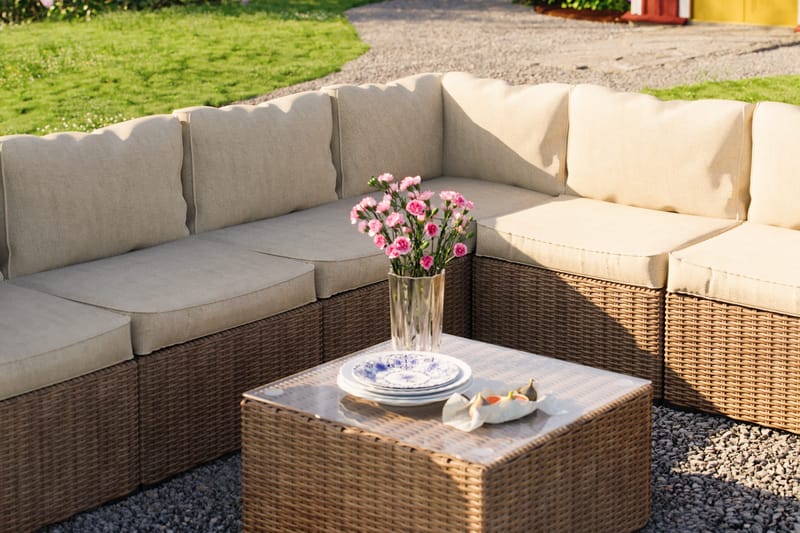 Marcus Loungegruppe - Natur Bord Hjørnesofa - Hage - Utemiljø - Veranda & terrasse - Verandamøbler