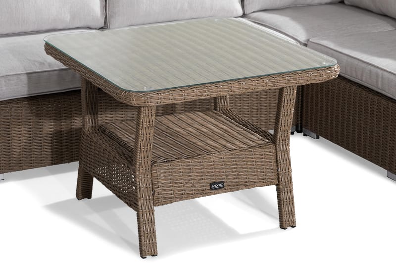 Marcus Loungegruppe - Natur Bord Lenestol 1 Armlene - Hage - Utemiljø - Veranda & terrasse - Verandamøbler