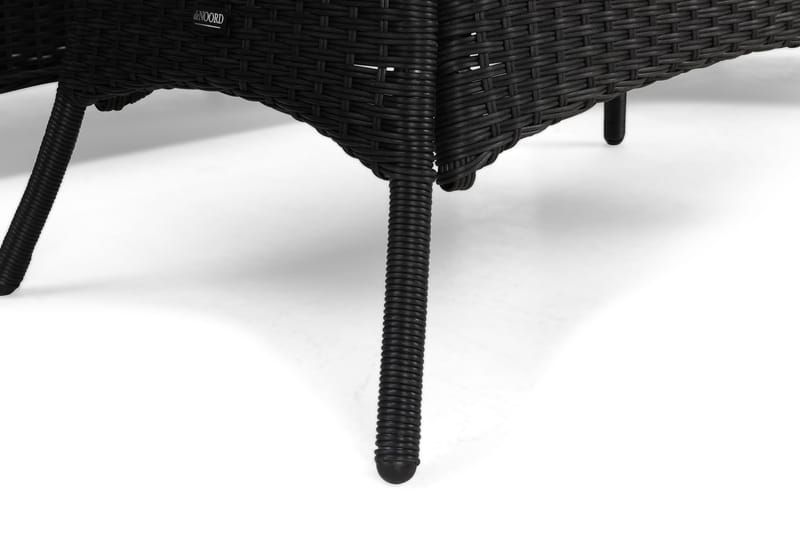 Marcus Sofagruppe 2-seter Ink. Lenestoler - Svart - Hagemøbler - Loungemøbler - Loungesett