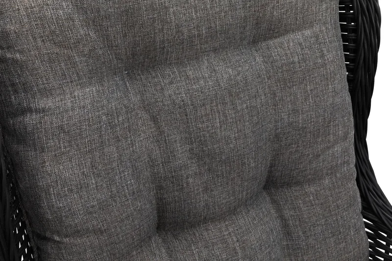 Marcus Sofagruppe 2-seter Ink. Lenestoler - Svart - Hagemøbler - Loungemøbler - Loungesett