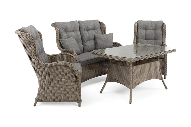 Marcus Sofagruppe - Grå - Hagemøbler - Loungemøbler - Loungesett