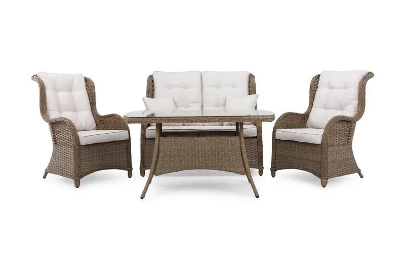 Marcus Sofagruppe - Natur - Hagemøbler - Loungemøbler - Loungesett