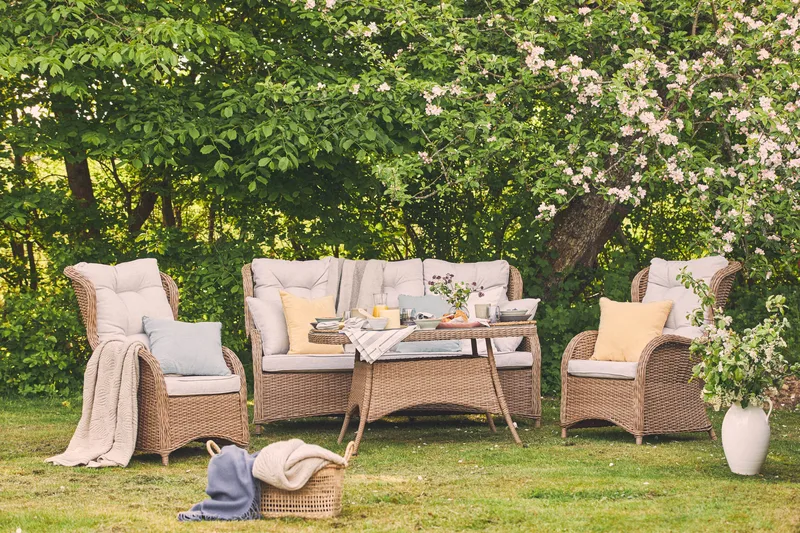 Marcus Sofagruppe - Natur - Hagemøbler - Loungemøbler - Loungesett